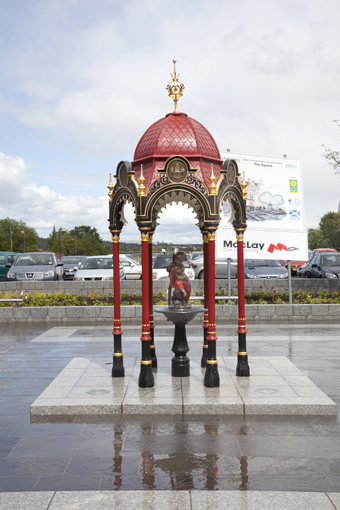 The Aitken Memorial Fountain, refurbished and reinstated